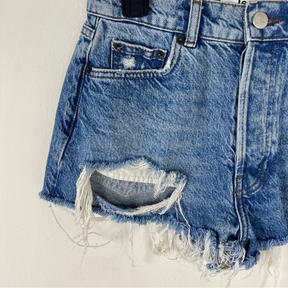 Reformation Dixie High Rise Shorts in Colorado Destroyed Size 24 - Picture 5 of 10